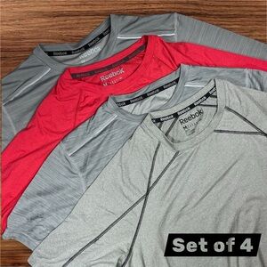 Reebok Men’s Sport T-Shirts. Size Medium. Set of 4.